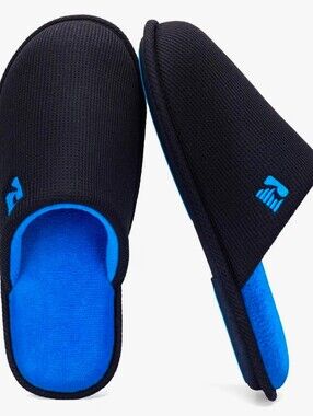 RockDove Mens Two Tone Memory Foam Scuff Slippers New Large 11 - 12